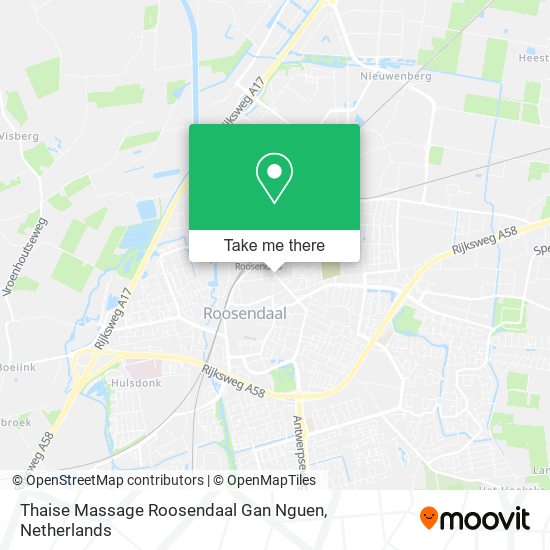 Thaise Massage Roosendaal Gan Nguen map