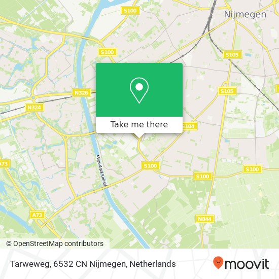 Tarweweg, 6532 CN Nijmegen map
