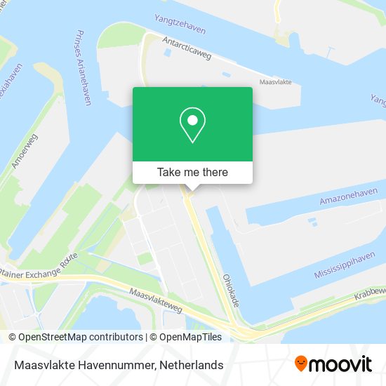 Maasvlakte Havennummer map