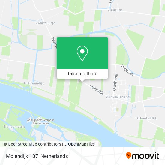 Molendijk 107, 3284 LH Zuid-Beijerland map