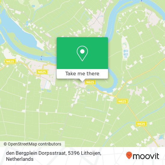 den Bergplein Dorpsstraat, 5396 Lithoijen map