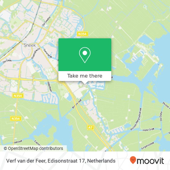 Verf van der Feer, Edisonstraat 17 map