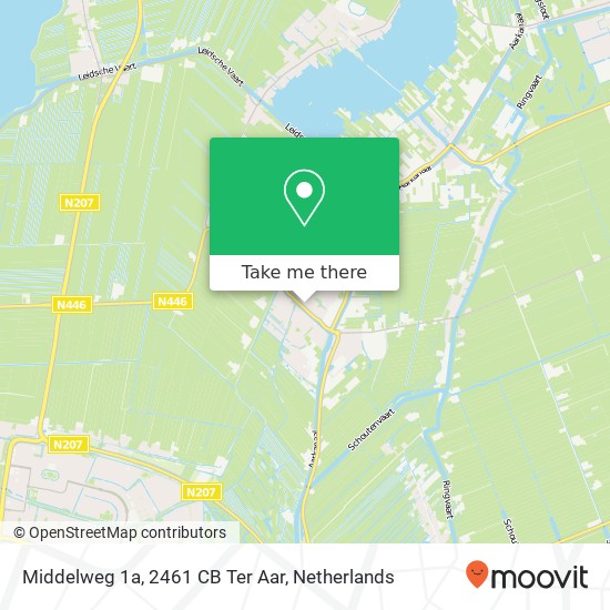 Middelweg 1a, 2461 CB Ter Aar map