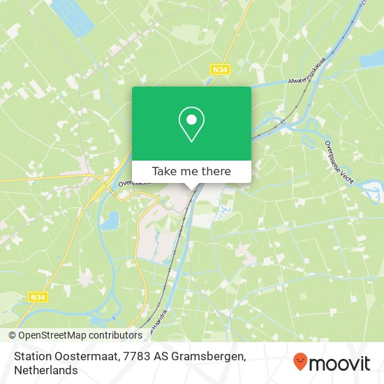 Station Oostermaat, 7783 AS Gramsbergen map