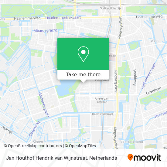 Jan Houthof Hendrik van Wijnstraat map