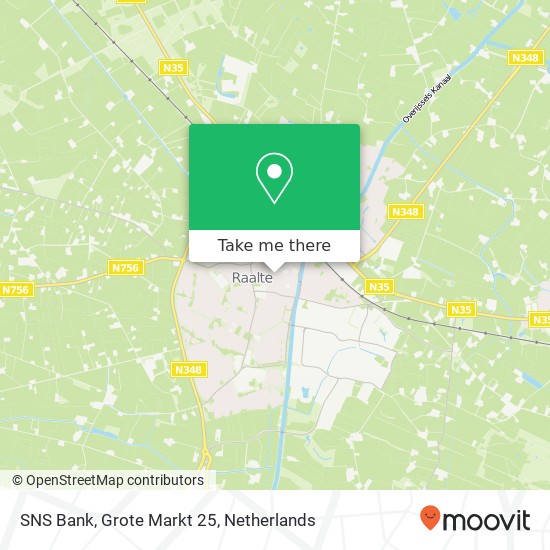 SNS Bank, Grote Markt 25 map