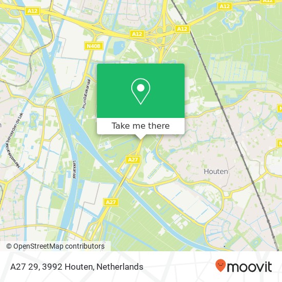 A27 29, 3992 Houten Karte