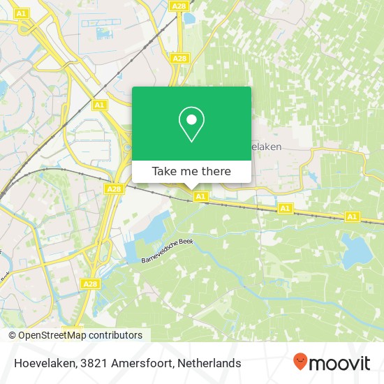 Hoevelaken, 3821 Amersfoort map