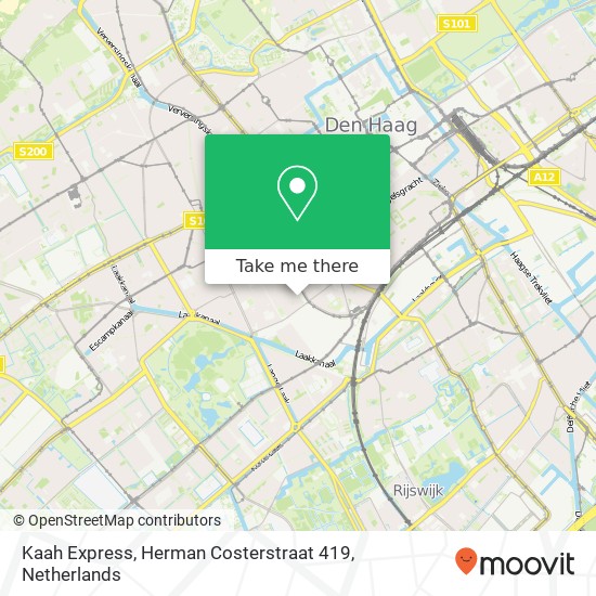 Kaah Express, Herman Costerstraat 419 map