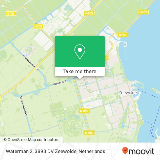 Waterman 2, 3893 DV Zeewolde map