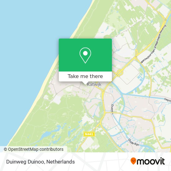Duinweg Duinoo Karte