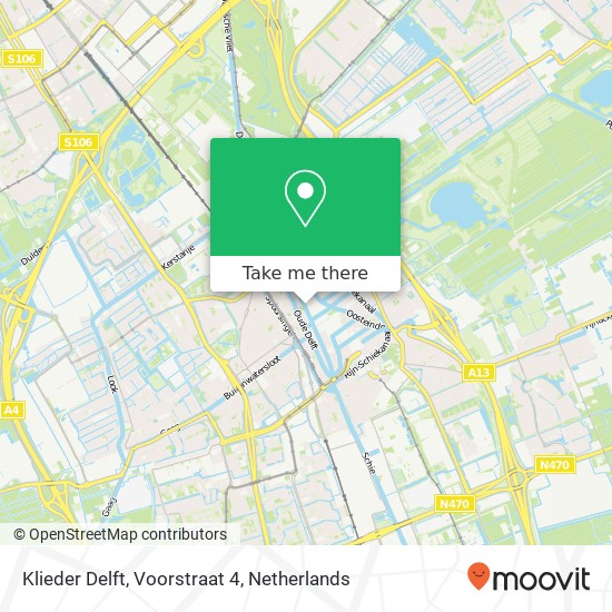 Klieder Delft, Voorstraat 4 map