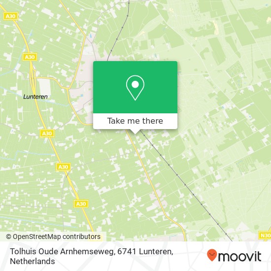 Tolhuis Oude Arnhemseweg, 6741 Lunteren map