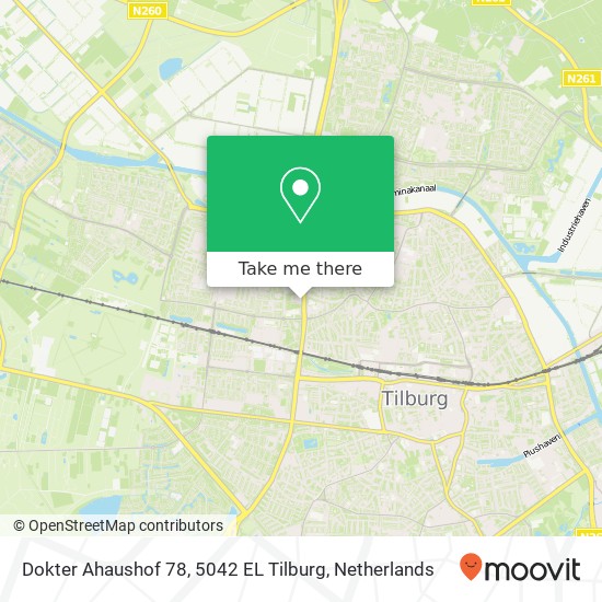 Dokter Ahaushof 78, 5042 EL Tilburg map