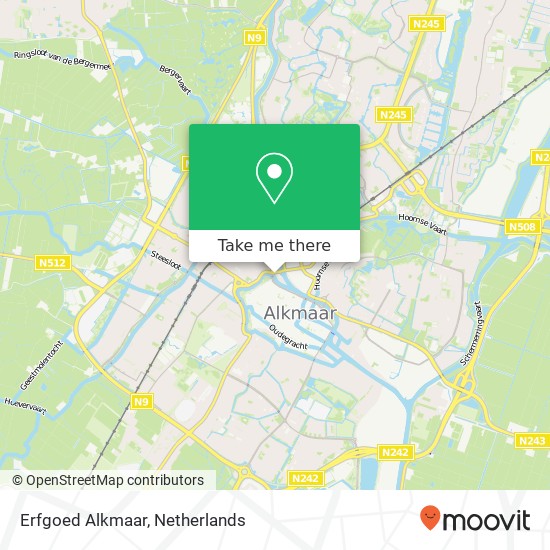 Erfgoed Alkmaar Karte