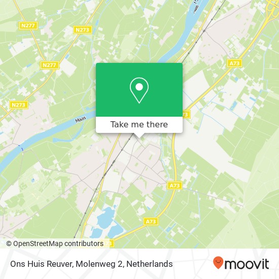 Ons Huis Reuver, Molenweg 2 map