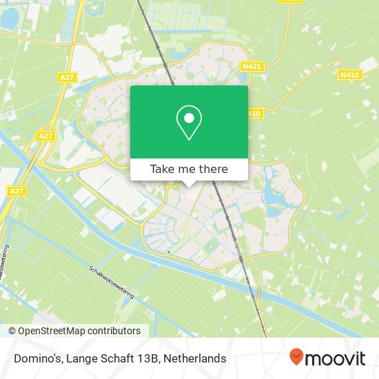 Domino's, Lange Schaft 13B Karte