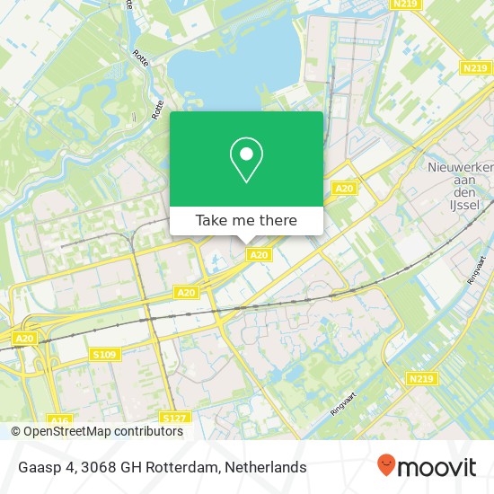 Gaasp 4, 3068 GH Rotterdam map