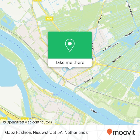 Gabz Fashion, Nieuwstraat 5A map