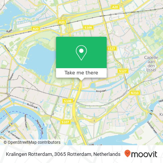 Kralingen Rotterdam, 3065 Rotterdam Karte