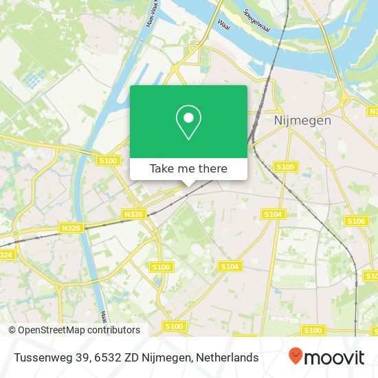 Tussenweg 39, 6532 ZD Nijmegen map