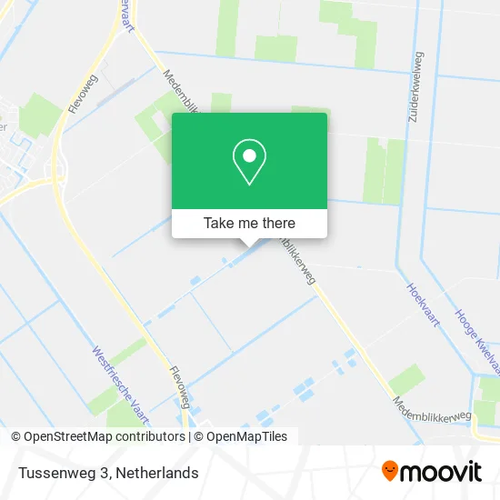 Tussenweg 3, 1775 RK Middenmeer map