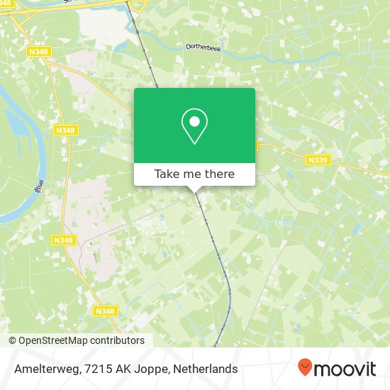 Amelterweg, 7215 AK Joppe map