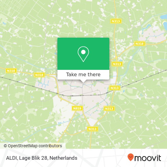 ALDI, Lage Blik 28 map