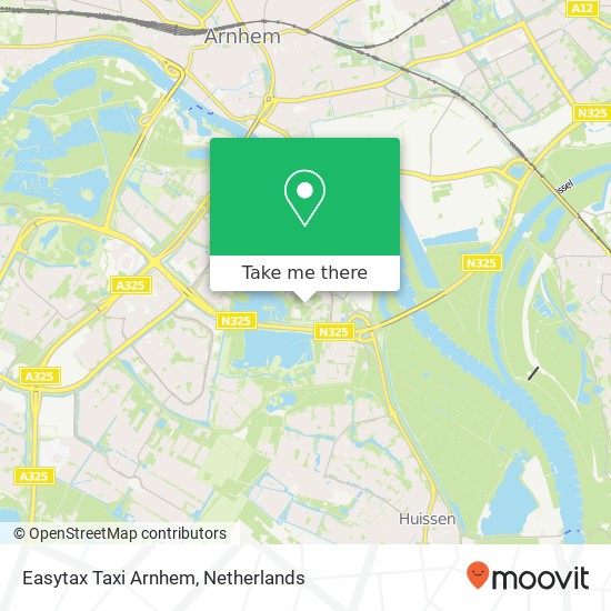 Easytax Taxi Arnhem map