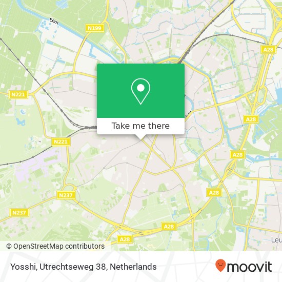 Yosshi, Utrechtseweg 38 map