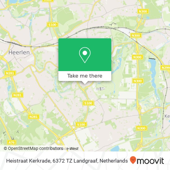 Heistraat Kerkrade, 6372 TZ Landgraaf Karte