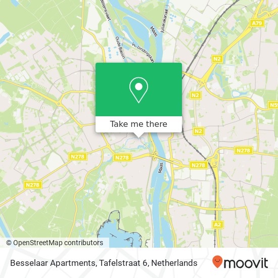 Besselaar Apartments, Tafelstraat 6 Karte