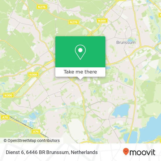 Dienst 6, 6446 BR Brunssum Karte