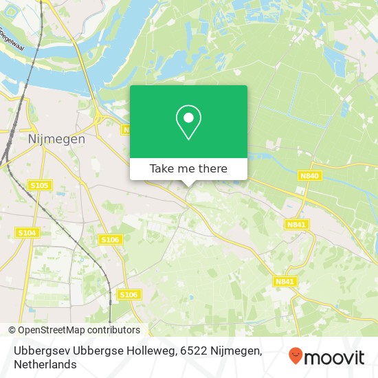 Ubbergsev Ubbergse Holleweg, 6522 Nijmegen Karte