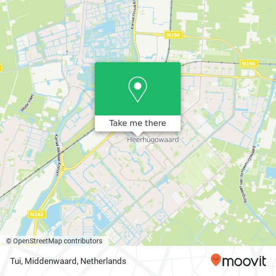 Tui, Middenwaard Karte