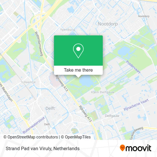 Strand Pad van Viruly map
