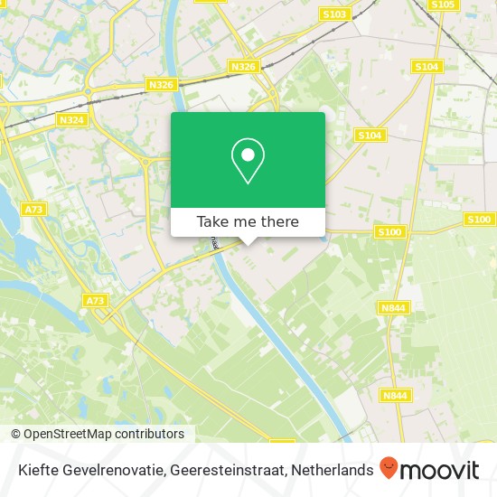 Kiefte Gevelrenovatie, Geeresteinstraat map