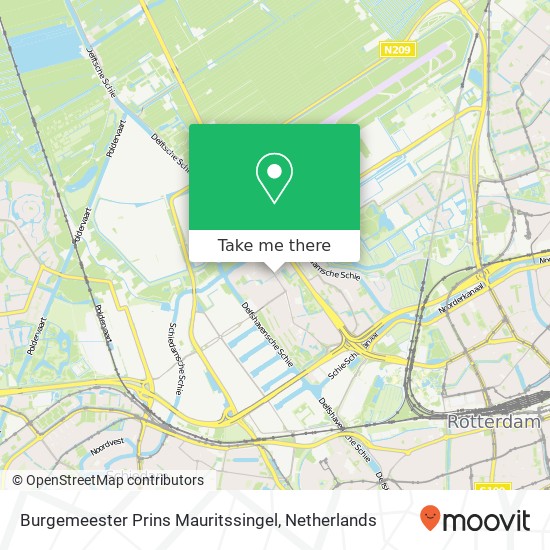 Burgemeester Prins Mauritssingel map