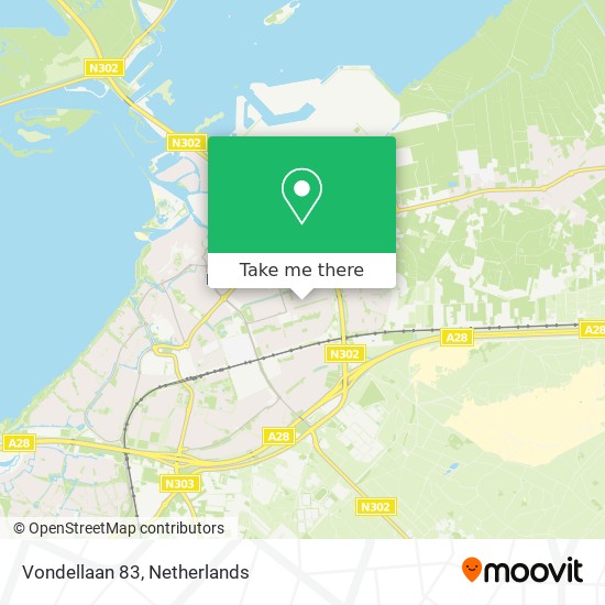 Vondellaan 83 map