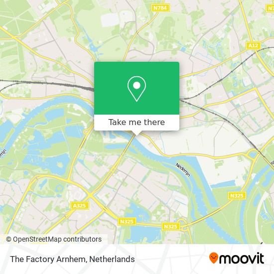 The Factory Arnhem map