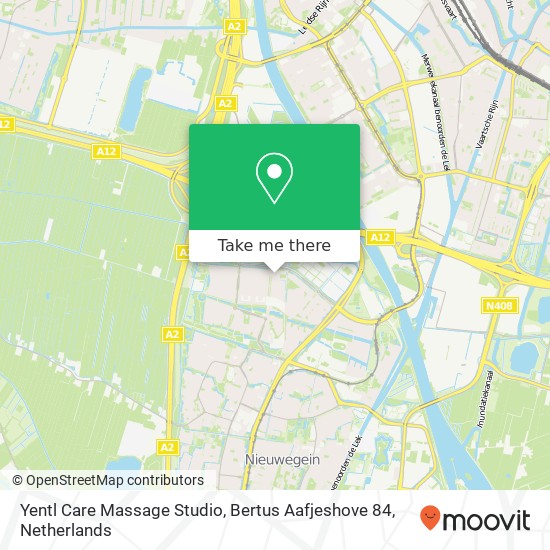 Yentl Care Massage Studio, Bertus Aafjeshove 84 map