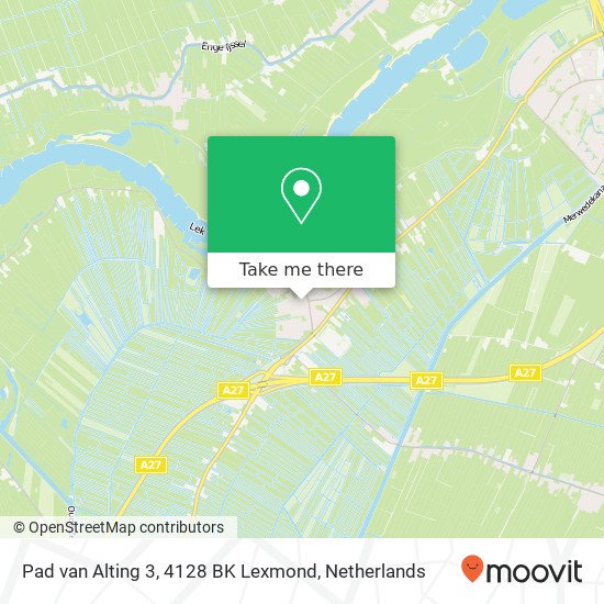 Pad van Alting 3, 4128 BK Lexmond map