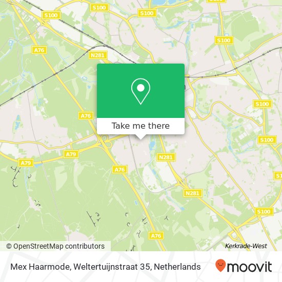 Mex Haarmode, Weltertuijnstraat 35 Karte