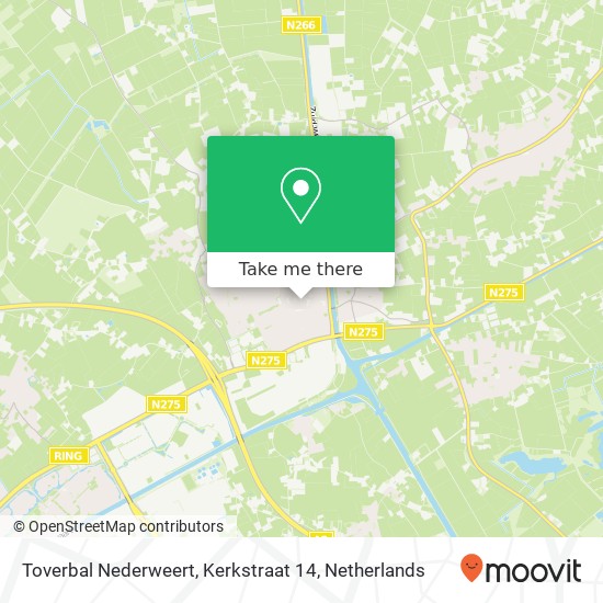 Toverbal Nederweert, Kerkstraat 14 Karte