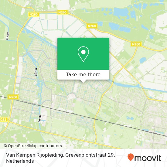 Van Kempen Rijopleiding, Grevenbichtstraat 29 map