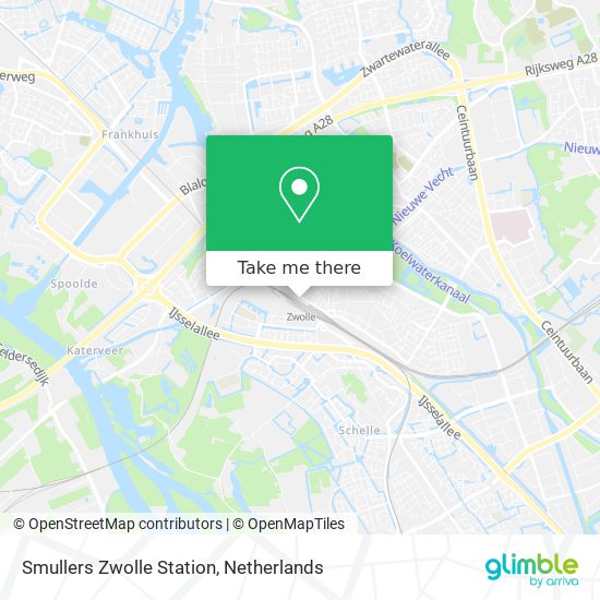 Smullers Zwolle Station map