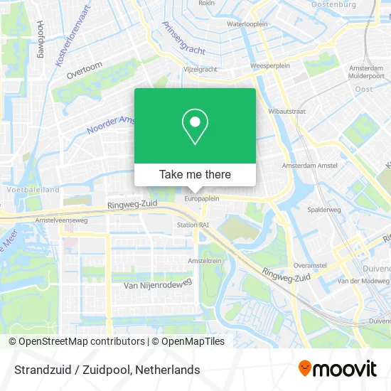 Strandzuid / Zuidpool map