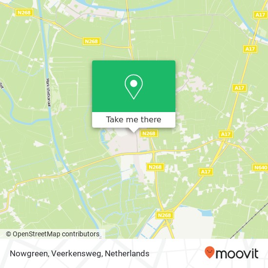 Nowgreen, Veerkensweg Karte
