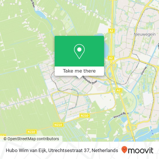 Hubo Wim van Eijk, Utrechtsestraat 37 map