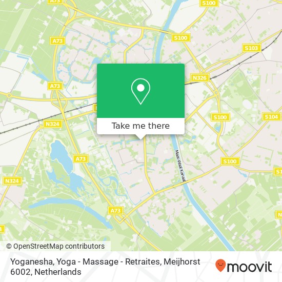 Yoganesha, Yoga - Massage - Retraites, Meijhorst 6002 map